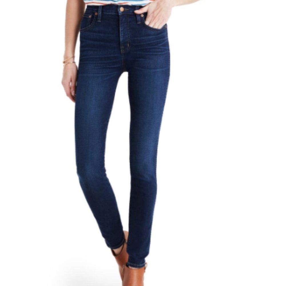 Madewell 10 inch high rise skinny jeans